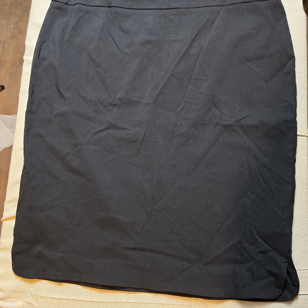 Alfani Womens XL Black Knee Length Pencil Skirt Stretch Career Office Pull On NW